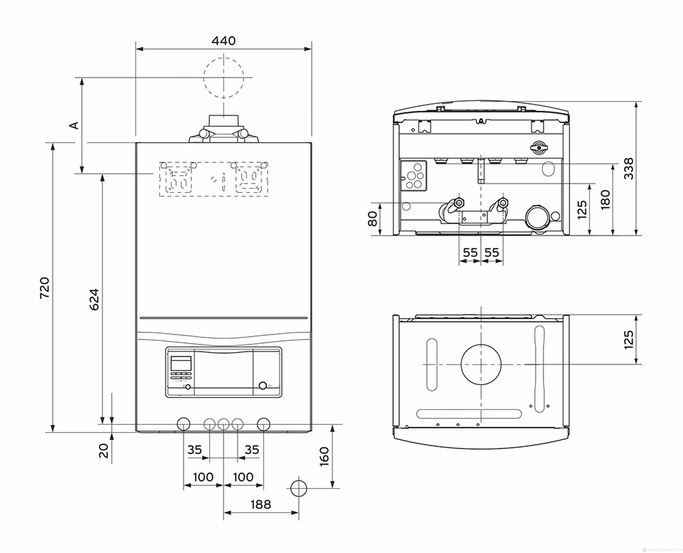 Vaillant ecoTEC Pro VUW 236/5-3 (H-INT II) fali kondenzációs kombi gázkazán (0010021897)
