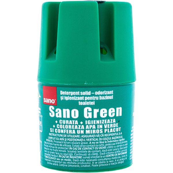 WC tisztító és fertőtlenítő 150g green/citrom/