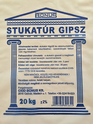 Gipsz 20 kg/cs