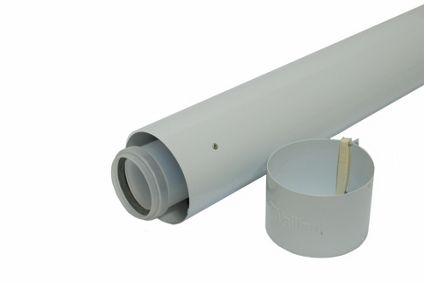 Vaillant koncentrikus hosszabbító cső 1 m (Ø60/100 mm-PP) 303903