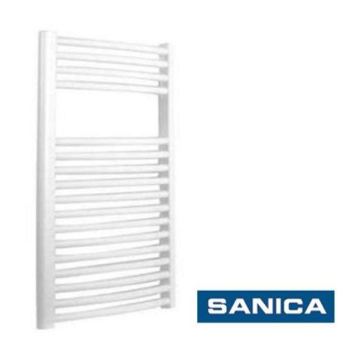 SANICA 500x1400 törölközőszárító radiátor fehér (íves)