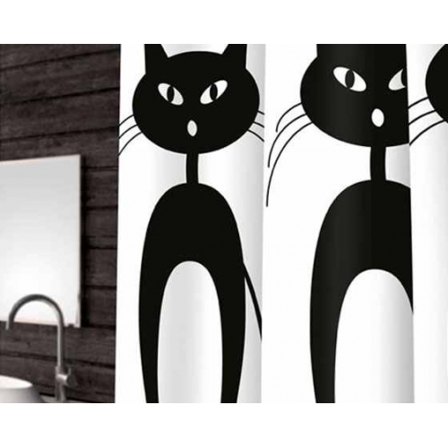Zuhanyfüggöny Miao/Macskás