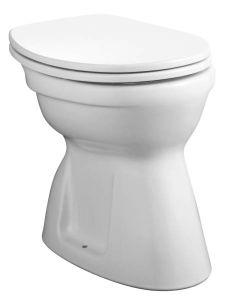 Alföldi Bázis lapos öblítésű WC csésze, alsó kifolyású (4037 00 01)