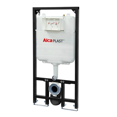 Alcaplast A1101 beépíthető WC tartály szerelőkerettel 1200 mm (extra vékony)