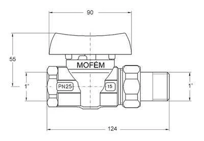 Mofém Flexum golyóscsap 1