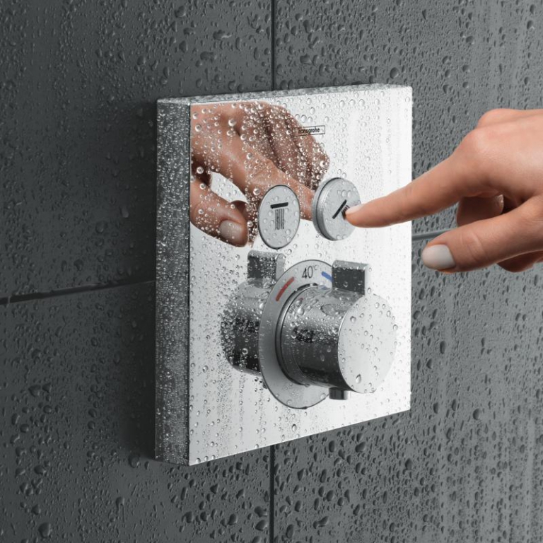 Hansgrohe ShowerSelect termosztát falsík alatti szereléshez 2 fogyasztóhoz (15763000)