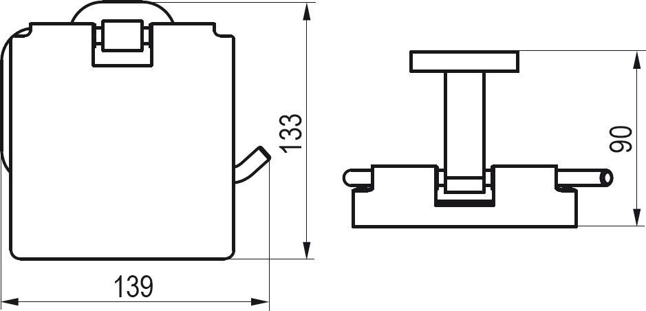 Ravak CR400 WC papírtartó X07P191