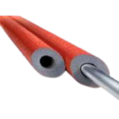 Csőszigetelés  35x4 mm (szürke/piros)